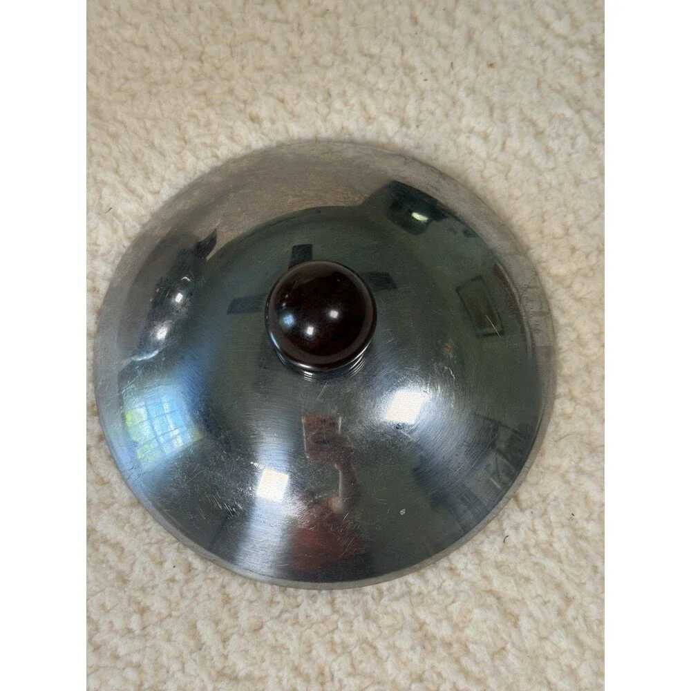 Vintage West Bend Penguin Chrome Hot/Cold Server Ice Bucket Bakelite Handles MCM